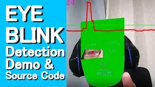 Eye blink detection using Javascript face-api.js ver.2 Sound effect