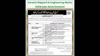 Jobs in Karachi Shipyard and Engineering Works in  Pakistan