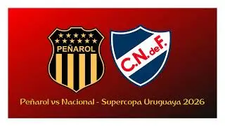 Peñarol Campeón Supercopa Uruguaya 2026 (por Gabriel Regueira)