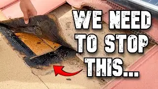 We instantly found this leak.. (Roof Inspection Job)