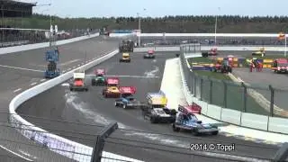 Raceway Venray 21-04-2014 Stockcar F1 1e Manche + Huldiging (8'54)