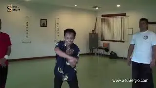 Sam Chien GM Tio Tek Kwie at 70 years old demonstrating 18 Lo Han Hands