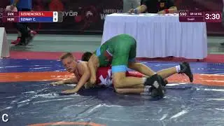 Qual. GR - 68 kg: L. SZERENCSES (SVK) v. C. SZINAY (HUN)