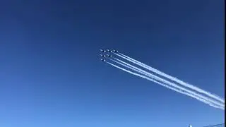 Thunderbirds Flying Over 2018 Daytona 500