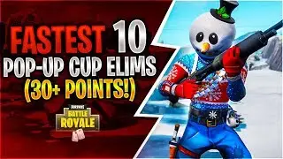 FASTEST 10 POP-UP CUP ELIMS (30+ Points)