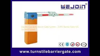 Electric Car Auto Barrier Gate System , Traffic Barrier Gate 3/6 Second Speed