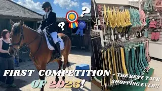 THE BEST TACK SHOP EVER!! + FIRST DRESSAGE COMPETITION!