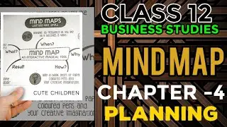 &bull;Mind Map for business studies for Class 12 | BST | Planning | Chapter -4 | CBSE | Best Approach&bull;