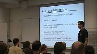 Using OpenBSD as Routing Platform by Claudio Jeker