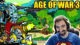 AGE OF WAR 3 *SLOWRUN & SPEEDRUN IN ONE MOVIE*