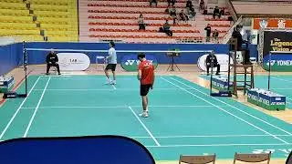 2024 Yonex王者之志盃 大專男單8強 僑光科大 童振睿 vs 臺體大 李承叡