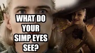 LEGOLAS WHAT DO YOUR SIMP EYES SEE? (TALL VAMPIRE LADY+LOTR MEME)