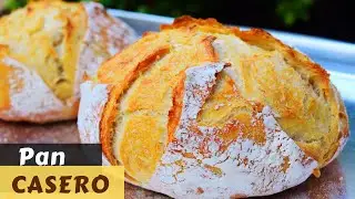 PAN casero|CORTEZA CRUJIENTE/Dulce Hogar Recetas