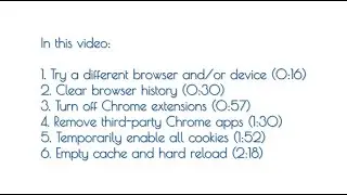 Quick Fixes for Website Browser Issues