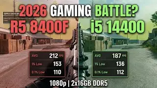 i5 14400 vs Ryzen 8400F Which is Better for GAMING?