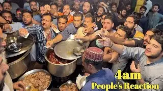 SCENE ON AT 4am NASIR BONG PAYE | LAHORE BEST AND AUTHENTIC RECIPE BONG PAYE | BONG PAYE PAKISTAN