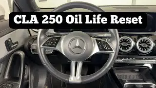 MERCEDES-BENZ CLA 250 2025 года &mdash; Как сбросить индикатор срока службы масла и удалить сообщение о...