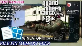GTA V LITE | WINLATOR LUDASHI 2.8 | SNAPDRAGON 712 RAM 6GB | MISSION - THE BIG SCORE