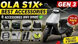 OLA s1x Accessories #olaelectric #olas1pro #automobile