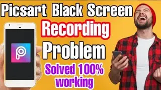 picsart screen recorder | screen recording problem | PicsArt black screen problem |#picsartrecording