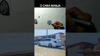 Ficou top de linha?#carro #civic #g9 #overtuning #desenho