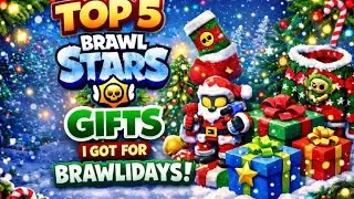 Top 5 Brawl Stars Christmas Gifts l got for Brawlidays!