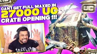 $27,000 UC - CAN I UPGRADE AKM TO MAX LEVEL ?? - CRATE OPENING - PUBG MOBILE - FM RADIO GAMING