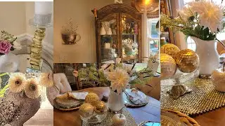 COZY GLAM & ELEGANT Breakfast Room Tour