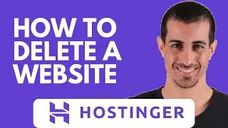 Как удалить сайт в конструкторе сайтов Hostinger
