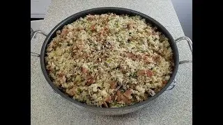 Arroz Con Tocino y jamon Rico y Facil!!