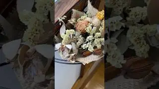 恐怖映像注意⚠️ 冬のブライダルベールとドライフラワーブーケ #gardening #plants #horror #terror #japanesehorror
