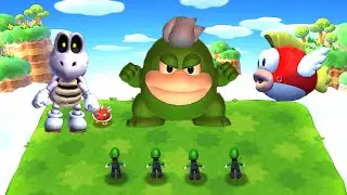 Mario Party 9 - Free Play - Boss Battle #01 Part #02 (Master Mode)