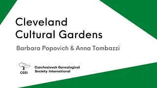 Cleveland Cultural Gardens - Barbara Popovich & Anna Tombazzi