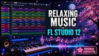 Composing a Relaxing music in FL STUDIO 12 (Sakura)
