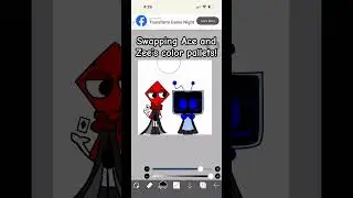 Swapping Ace from my AU and Zee from TNZ&rsquo;s color pallets! (TVCARD IS CANON)