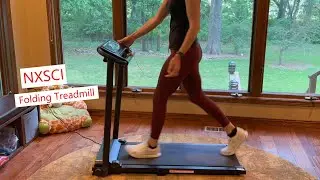 NXSCI Folding Treadmill, easy to put away and store! #treadmill #exercise #walking