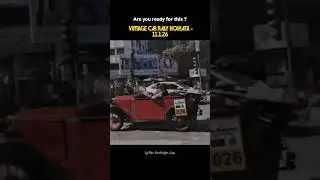 Vintage car rally in Kolkata ❤️ 11/1/26 #car #vintage #rally #historicrally #automobileclub