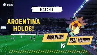 ARGENTINA HOLDS! 🥶 Vlahovic Early Goal STUNS Real Madrid 1-0 | Defensive Masterclass | FC Mobile #8