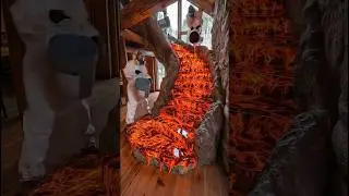 A Fiery Lava Staircase Design #staircasedesign #epoxy