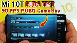 Xiaomi Mi 10T PUBG MOBILE TEST - PUBG 90 FPS GAMEPLAY on Mi 10T 🔥