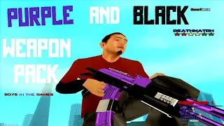 PURPLE and BLACK WEAPONS PACK para GTA SAN ANDREAS SAMP MTA ANDROID