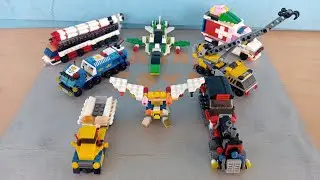 Koleksi Lego Pesawat, Helikopter, Jeep, Grader, Buldoser, Crane, Kapal Pesiar, Bus, Jetski #168