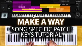 Make A Way - MainStage patch keyboard tutorial- Elevation Worship