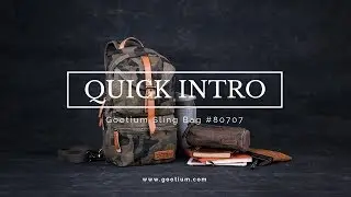 Quick Intro//The most useful sling bag in using? Gootium sling bag #80707