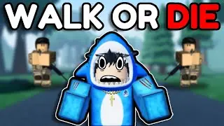 I Barely Survived WALK or DIE in Roblox...