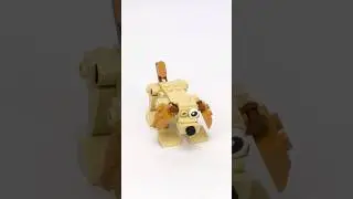 Cute Dog from Gift Animals 30666 LEGO Creator 3 in 1 #dog #shorts #stopmotion