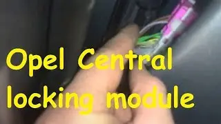 Opel /Vauxhall Insignia Central locking module Door problems  / Central Locking Not Working