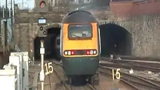 EMT 43076 & 43075 Thrash out of Sheffield Station for Leeds Neville Hill (2Tone).