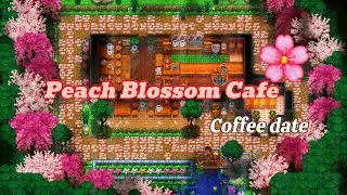 Peach Blossom Caf&eacute; 🌸 coffee date
