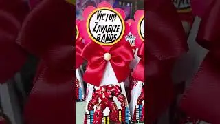 Tema Hulkbuster Caixa Pir&acirc;mide Linha Cl&aacute;ssico R$3,00 Personalizamos todos os temas #hulkbuster